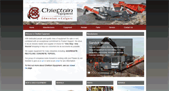 Desktop Screenshot of chieftainequipment.com